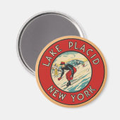 レイクプラシッド，ニューヨーク – マグネット (正面/裏面)