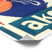 レイクプラシドクラブ、スキーポスター ポスター (角)