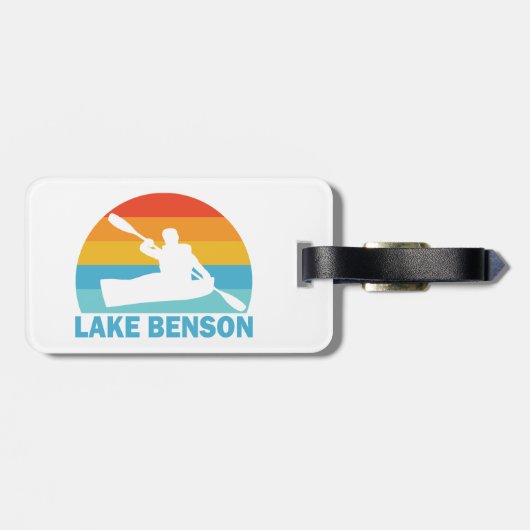 レイクベンソンノースカロライナカヤック ラゲッジタグ (裏面横)