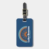 レイクベンソンノースカロライナ虹 ラゲッジタグ (正面縦)