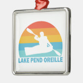 レイクペンドオレイユアイダホカヤック メタルオーナメント (左)