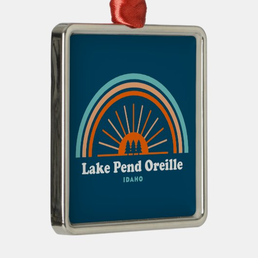 レイクペンドオレイユアイダホレインボー メタルオーナメント (右)