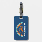 レイクホイーラーノースカロライナ虹 ラゲッジタグ (裏面縦)