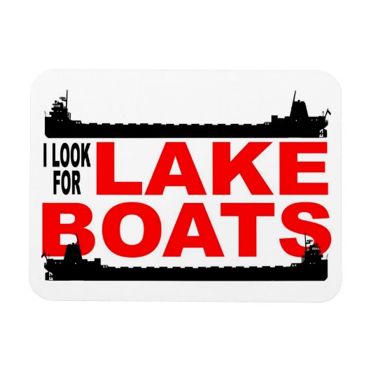 レイクボート磁石 – -クラシック マグネット (横)