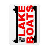 レイクボート磁石 – -クラシック マグネット (縦)