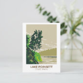 レイクポインセット州パークアーカンソーヴィンテージ ポストカード (スタンド正面)