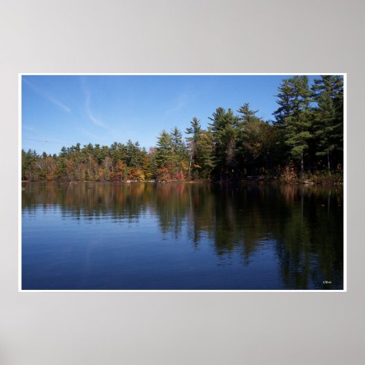 レイクポスターの反射 ポスター (正面)