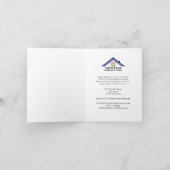 レイクマウンテン波止場ビジネスバジェットホリデーカード カード (内部)