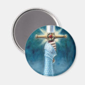 レイクマグネットの女性 マグネット (正面/裏面)