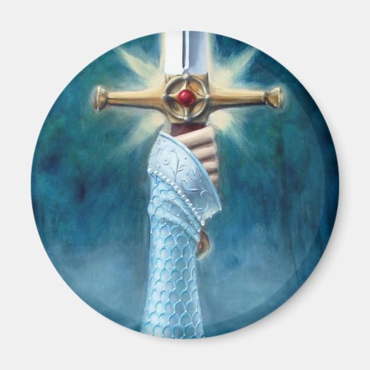 レイクマグネットの女性 マグネット (正面)