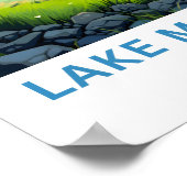 レイクマセソンニュージーランドトラベルプリント ポスター (角)