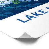 レイクマッジョーレヨーロッパトラベルプリント ポスター (角)