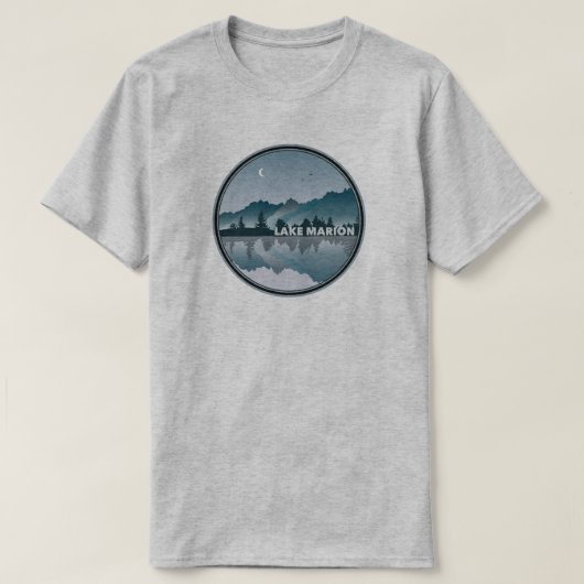 レイクマリオンサウスカロライナ反射 Tシャツ (デザイン正面)