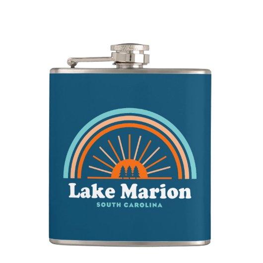 レイクマリオンサウスカロライナ虹 フラスク (正面)