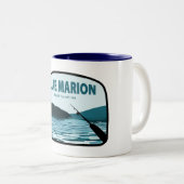 レイクマリオンサウスカロライナ魚釣りロッド ツートーンマグカップ (正面右)