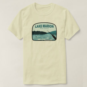 レイクマリオンサウスカロライナ魚釣りロッド Tシャツ