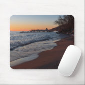 レイクミシガン北岸ミルウォーキー夜明け マウスパッド (マウス)