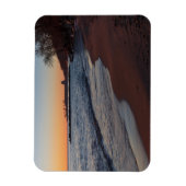 レイクミシガン北岸ミルウォーキー夜明け マグネット (縦)