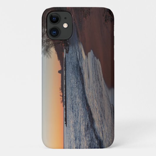 レイクミシガン北岸ミルウォーキー夜明け Case-Mate iPhoneケース (裏面)
