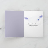 レイクミスト悔やみや弔慰 カード (内部)