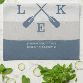 レイクモダンハウスカスタム座標 キッチンタオル (折り畳み)