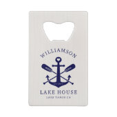 レイクモダンハウスファミリー名航海の |ネイビーブルー クレジットカード栓抜き (裏面)