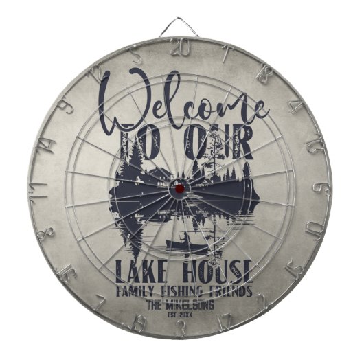 レイクモダンハウスファミリー名 ダーツボード (正面)