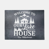 レイクモダンハウスファミリー名 ドアマット (正面)