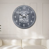 レイクモダンハウスファミリー名 ラージ壁時計