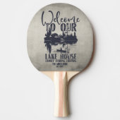 レイクモダンハウスファミリー名 卓球ラケット (正面)