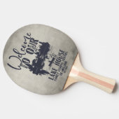 レイクモダンハウスファミリー名 卓球ラケット (横)