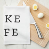 レイクライフおもしろいサマーハウス キッチンタオル (四つ折り)