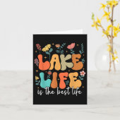 レイクライフはライフ最高のレイクビーブスサマーバカット カード (黄色い花)