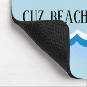 レイクライフクズビーチズビーサルティおもしろい マウスパッド (コーナー)