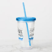 レイクライフクズビーチズビーサルティ アクリルタンブラー (左)