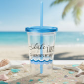 レイクライフクズビーチズビーサルティ アクリルタンブラー