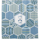 レイクライフコラージュ シャワーカーテン (正面)