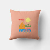 レイクライフスタイル クッション (裏面)