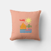 レイクライフスタイル クッション (正面)