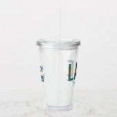 レイクライフチエタプリントタイポグラフィ アクリルタンブラー (右)