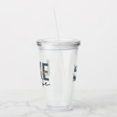 レイクライフチエタプリントタイポグラフィ アクリルタンブラー (左)