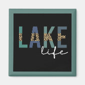 レイクライフチエタプリントタイポグラフィ マグネット (正面)