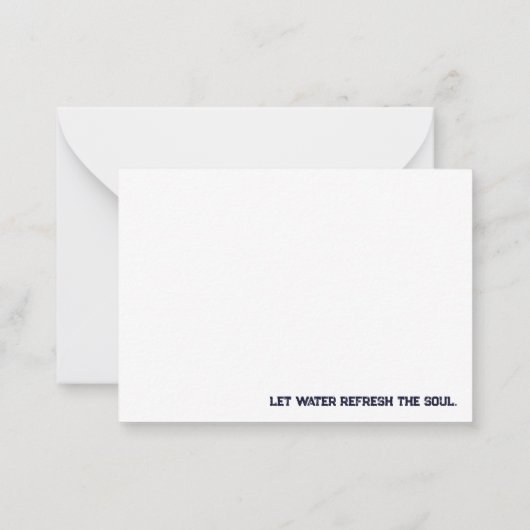 レイクライフノーテカード ノートカード (裏面)