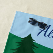 レイクライフパーソナライズされた ビーチタオル (インサイチュ)