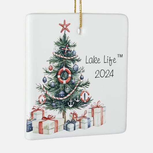 レイクライフ航海のクリスマスツリーオーナメント2024 セラミックオーナメント (右)