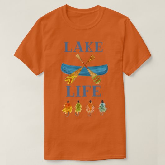 レイクライフ Tシャツ (デザイン正面)