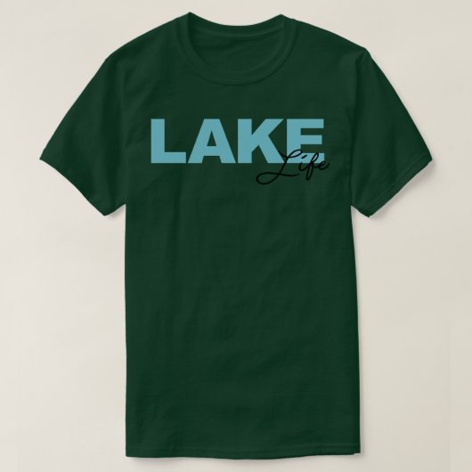レイクライフ Tシャツ (デザイン正面)