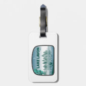 レイクラフォンテキサス州ディアー ラゲッジタグ (裏面縦)