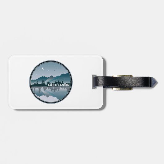 レイクラフォンテキサス州反射 ラゲッジタグ (裏面横)