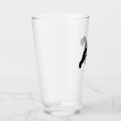 レイクランドテリアドッグシルエットパーソナライズされた タンブラーグラス (右)